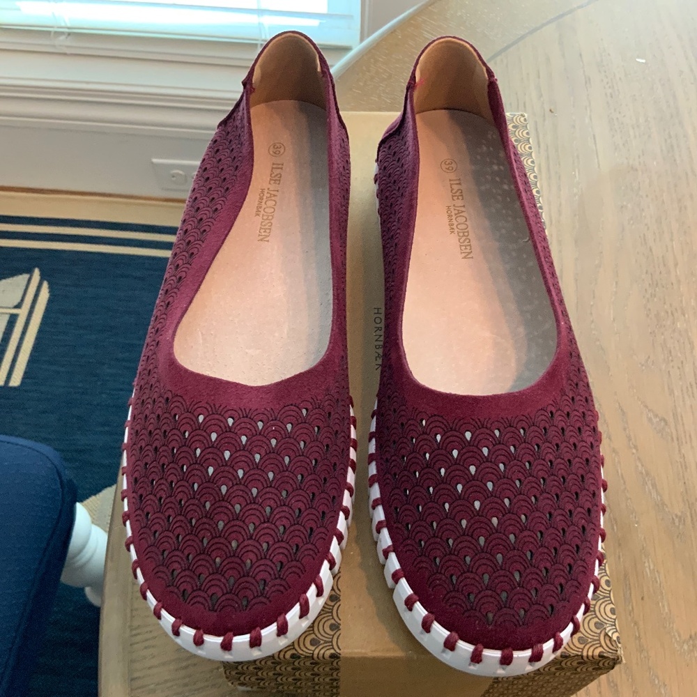 Ilse Jacobsen ballet flat Tulip  Winetasting Slip On Size 39